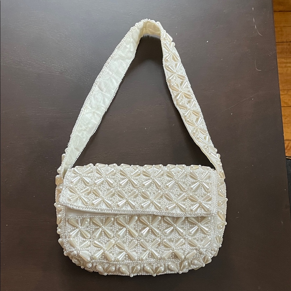 Lulus Ivory Beaded Women's Bag